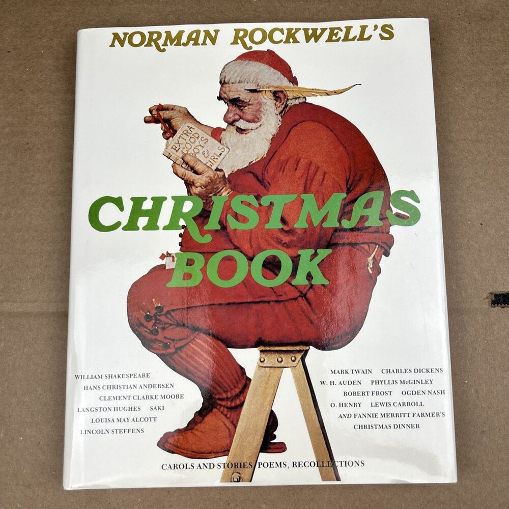 Norman Rockwell’s Christmas Book - Hardcover, copyright 1977